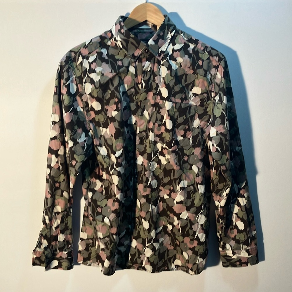 TED BAKER Camouflage Patterned Shirt
